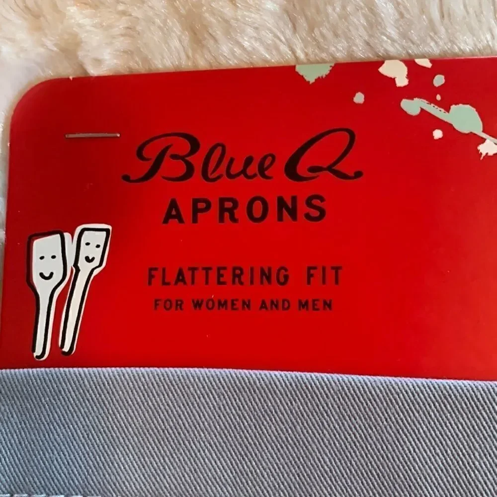 Blue Q Apron Heavy Cotton - “It Wasn’t Nothing, It Was a Hell of a Lot”